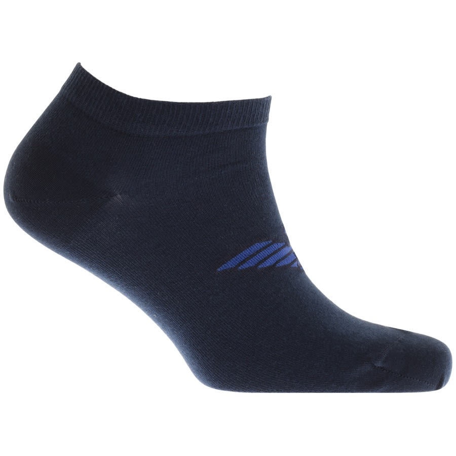 Alternative Image for ProductEmporio Armani 3 Pack Trainer Socks Navy3